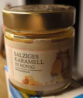 Salziges Karamell in Honig