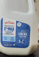Reduced Fat 2% Milk