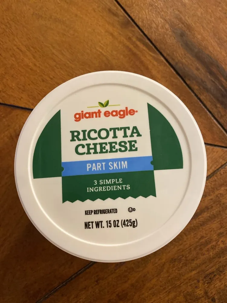 Ricotta cheese part skim
