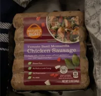 Tomato Basil Mozzarella Chicken Sausage