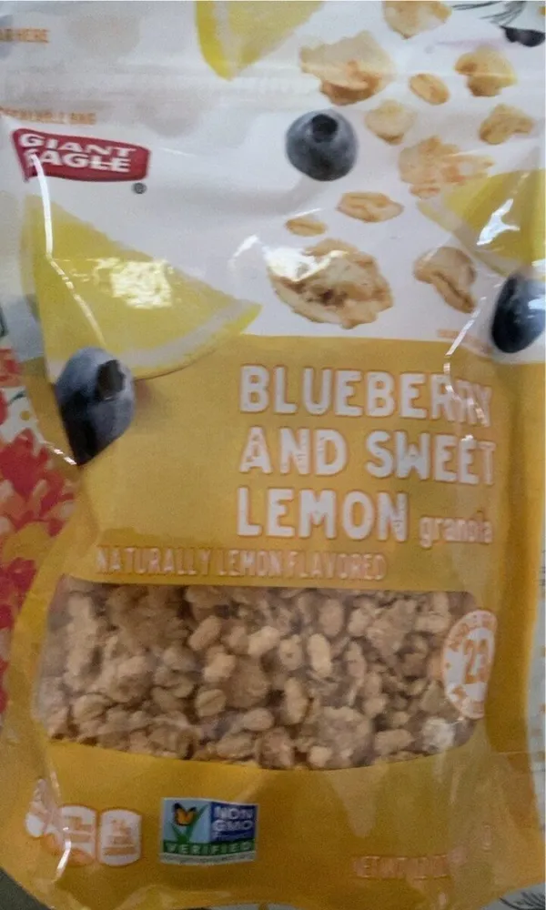 Blue berry and sweet lemon granola