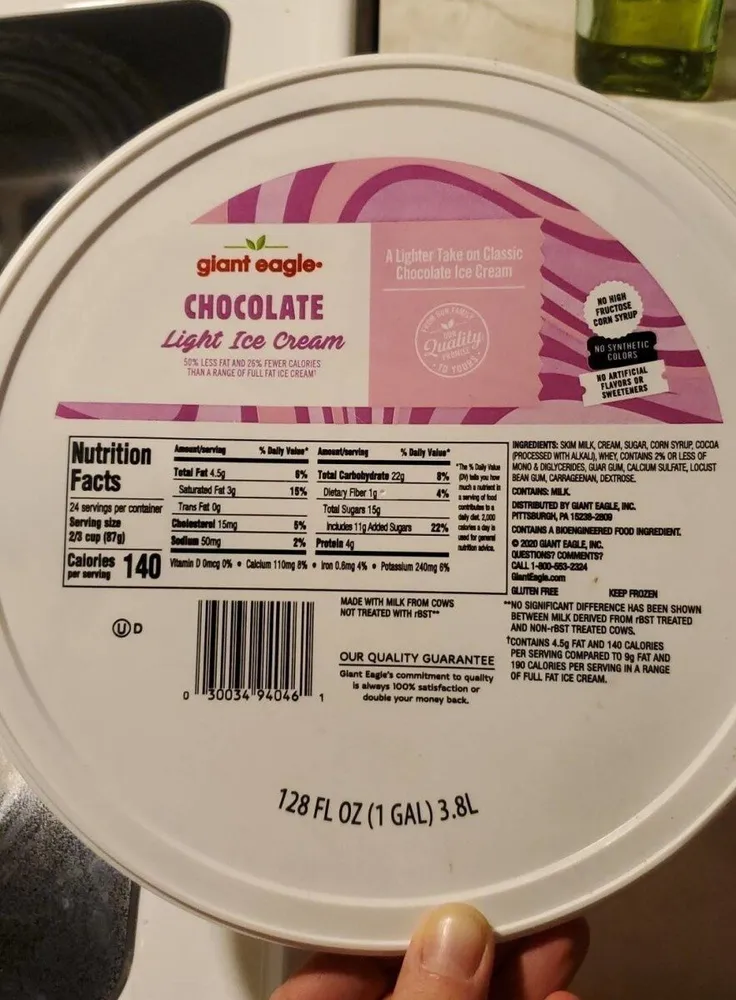 Chocolate ice cream