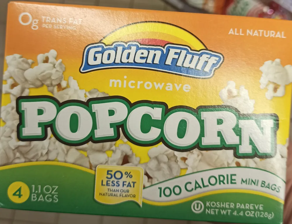 Golden Fluff 100 Cal Microwave Popcorn