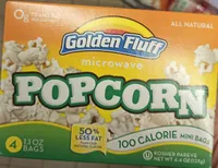 Golden Fluff 100 Cal Microwave Popcorn