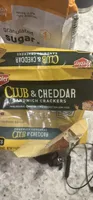 Club & cheddar Sandwich Crackers Cheddar