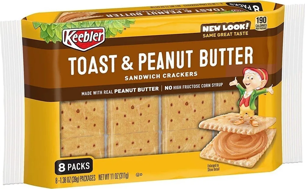 Toast & Peanut Butter Sandwich Crackers