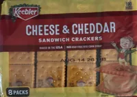 Keebler, sandwich crackers, cheddar cheese