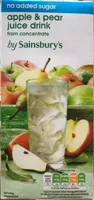 No added sugar Apple & pear juice drink