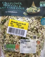 Cauliflower broccoli and kale cous cous