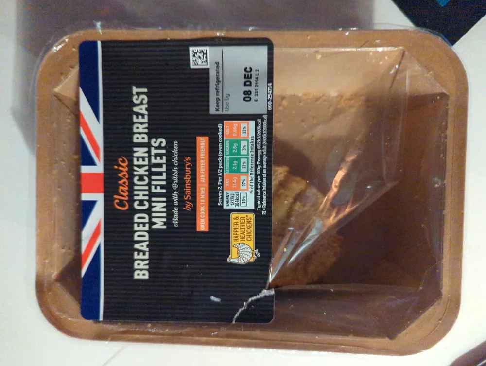 Classic Breaded Chicken Breast Mini Fillets