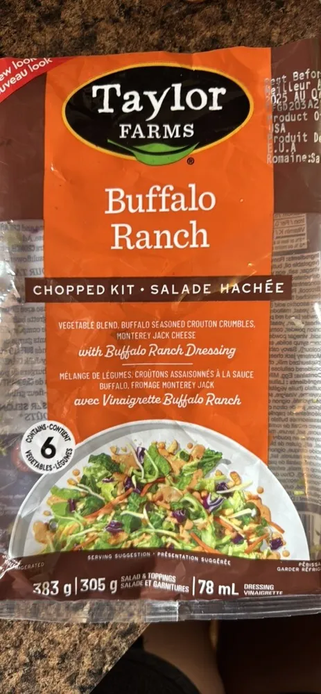 Buffalo Ranch Chopped Kit with Buffalo Ranch Dressing