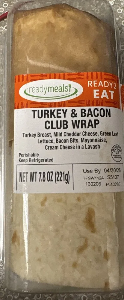 Turkey Bacon Club Wrap