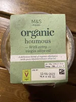 Organic Houmous ~ With added extra virgin olive oil