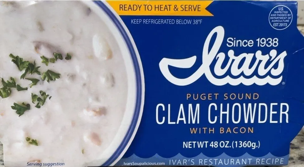 Puget Sound Clam Chowder with Bacon