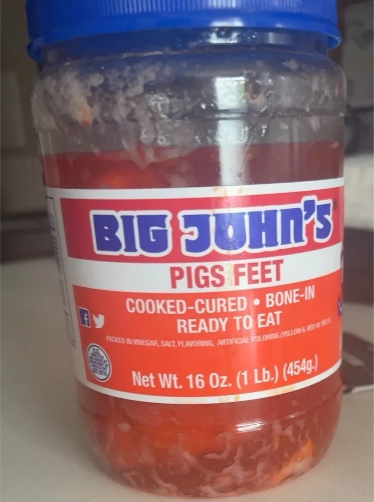 Pickled pigs feet