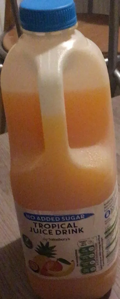 No added sugar Tropical Juice Drink
