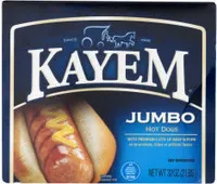 Kayem jumbo hot dogs