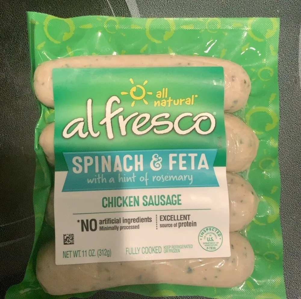 SPINACH & FETA with garlic & rosemary