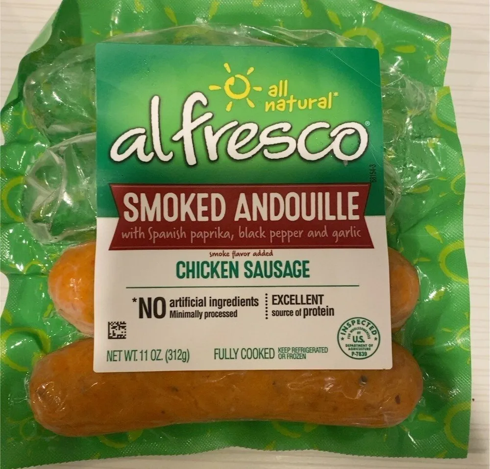 Smoked Andouille Chicken Sausage