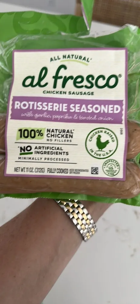 CHICKEN SAUSAGE ROTISSERIE SEASONED