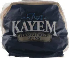 hamburger buns split top