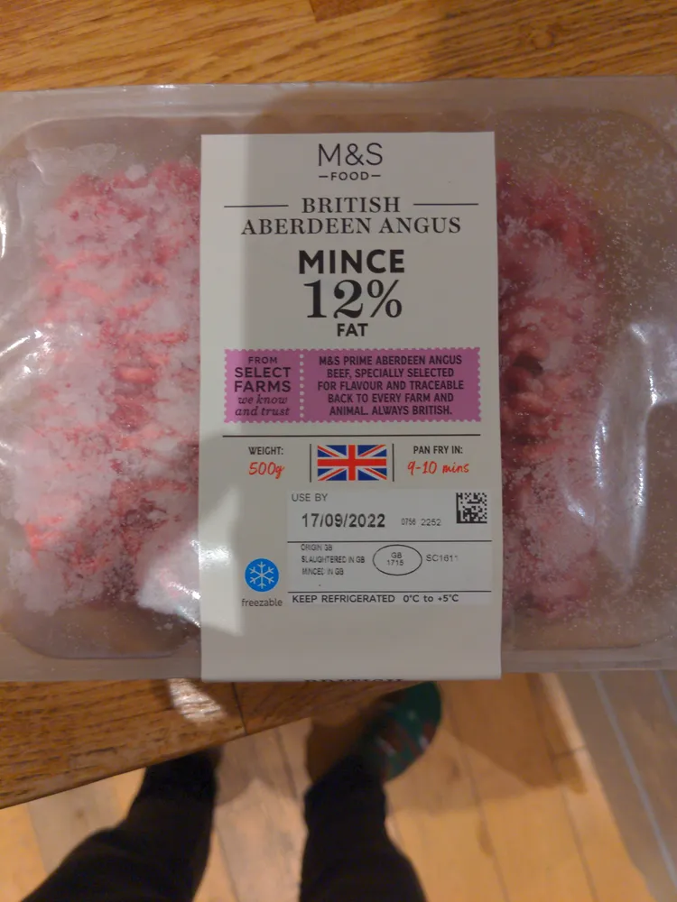 British Aberdeen Angus Mince | 12% Fat
