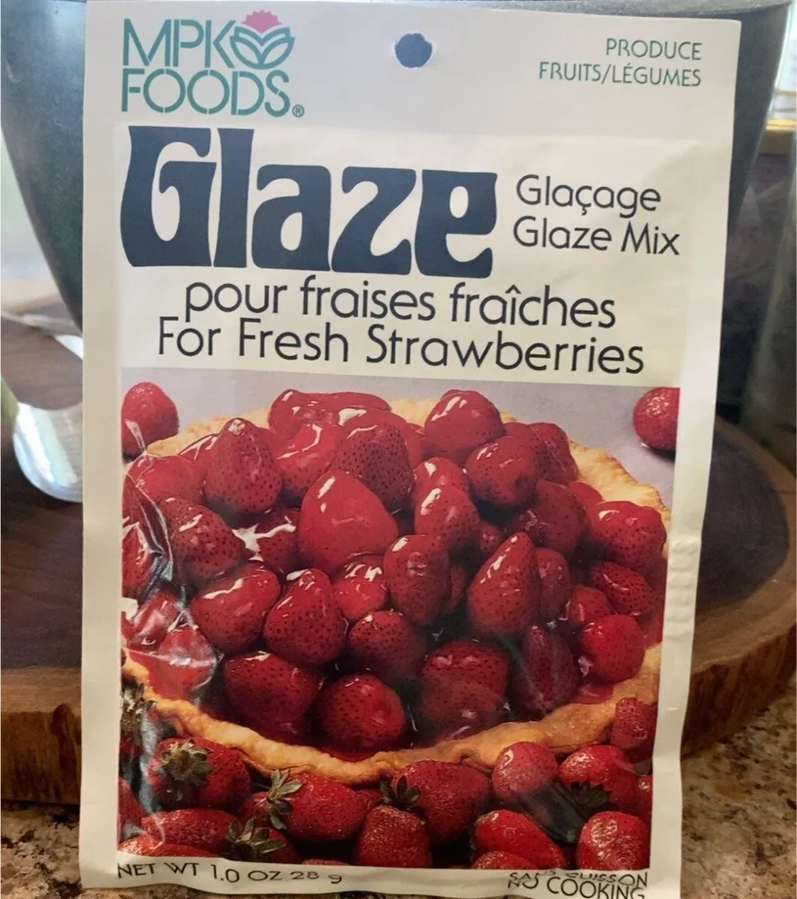 Glaçage pour fraises fraîches