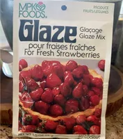 Glaçage pour fraises fraîches