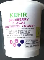 Kefir Blueberry & Acai cultured yogurt