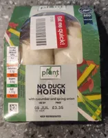 No Duck Hoisin with cucumber and spring onion