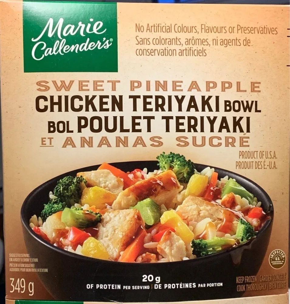 Bol Poulet Teriyaki et Ananas Sucré