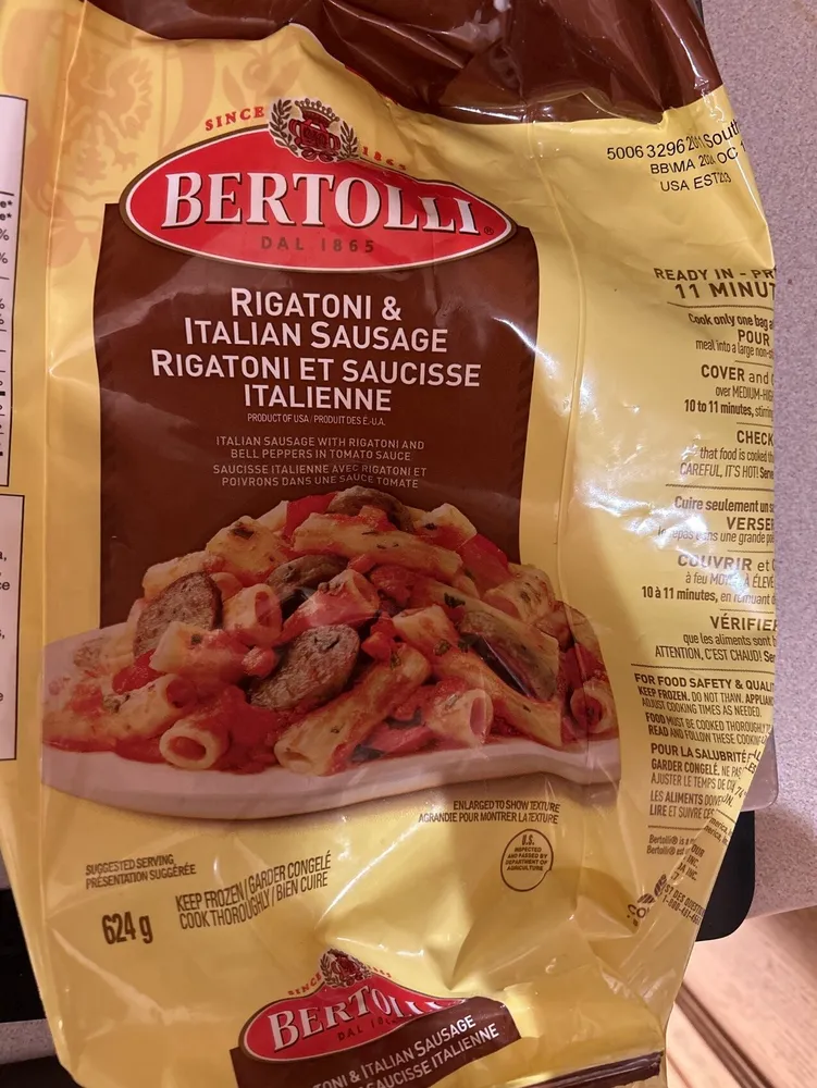 Rigatoni & Italian Sausage