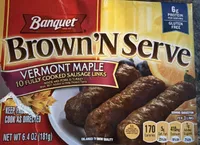 Vermont Maple Fully Cooked Sausage Links