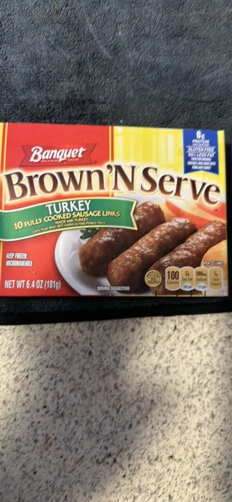 Brown'N Serve Turkey Fully Cooked Sausage Links