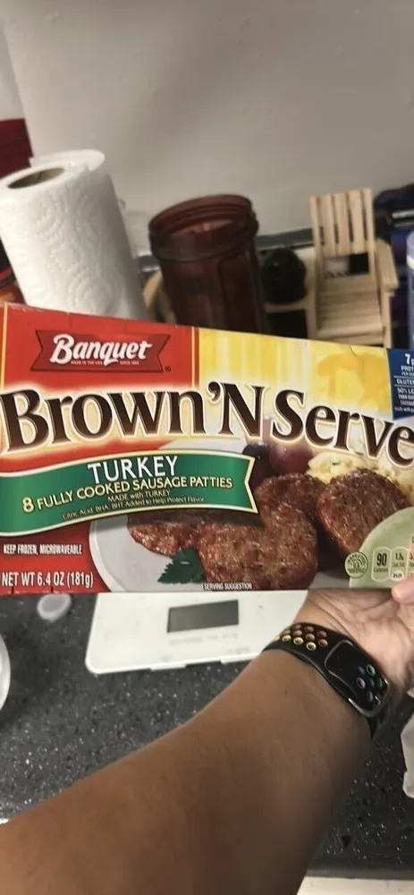 Turkey Fully Cooked Sausage Patties