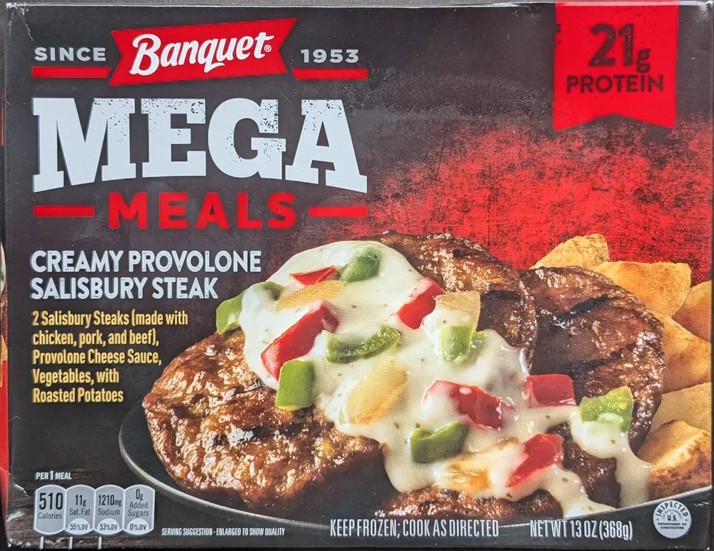 Creamy Provolone Salisbury Steak