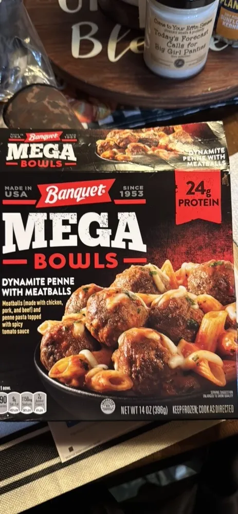 Dynamite Penne with Meatballs