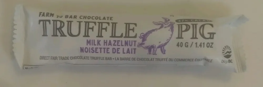 47% Cacao Milk Hazelnut Chocolate Truffle Bar