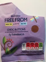 Choc buttons free from