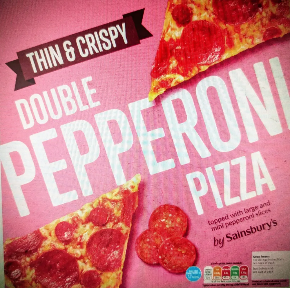 Sainsburys Double Pepperoni Pizza