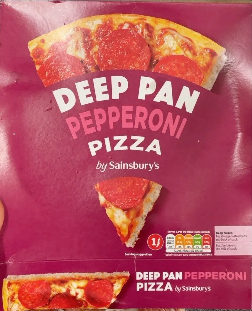 Deep Pan Pepperoni Pizza