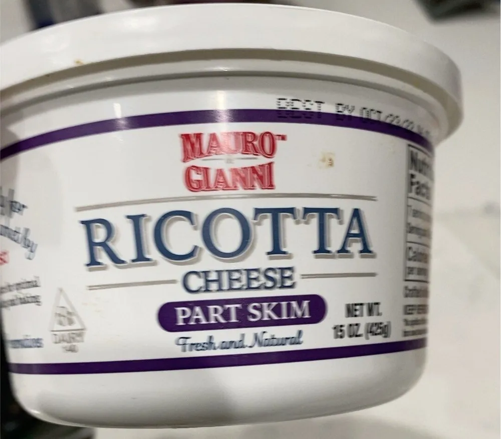 Ricotta Cheese-part skim