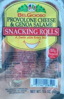 Provolone Cheese & Genoa Salame Snacking Rolls