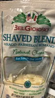SHAVED BLEND Asiago Parmesan Romano Natural Cheese