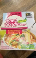 Bowl Noodle Soup Lobster Artificial flavour