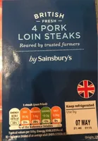 4 pork loin steaks