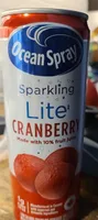 Sparkling lite cranberry