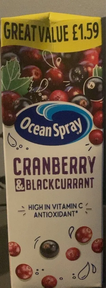Ocean Spray Cranberry & Blackcurrant