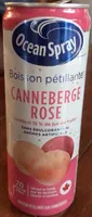 Boisson Pétillante Canneberge Rose