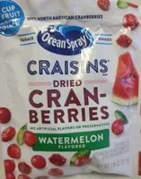 Craisins Dried Cranberries Watermelon Flavored